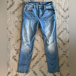 Driftwood Jackie skinny ripped jeans Ankle cut, size 25
